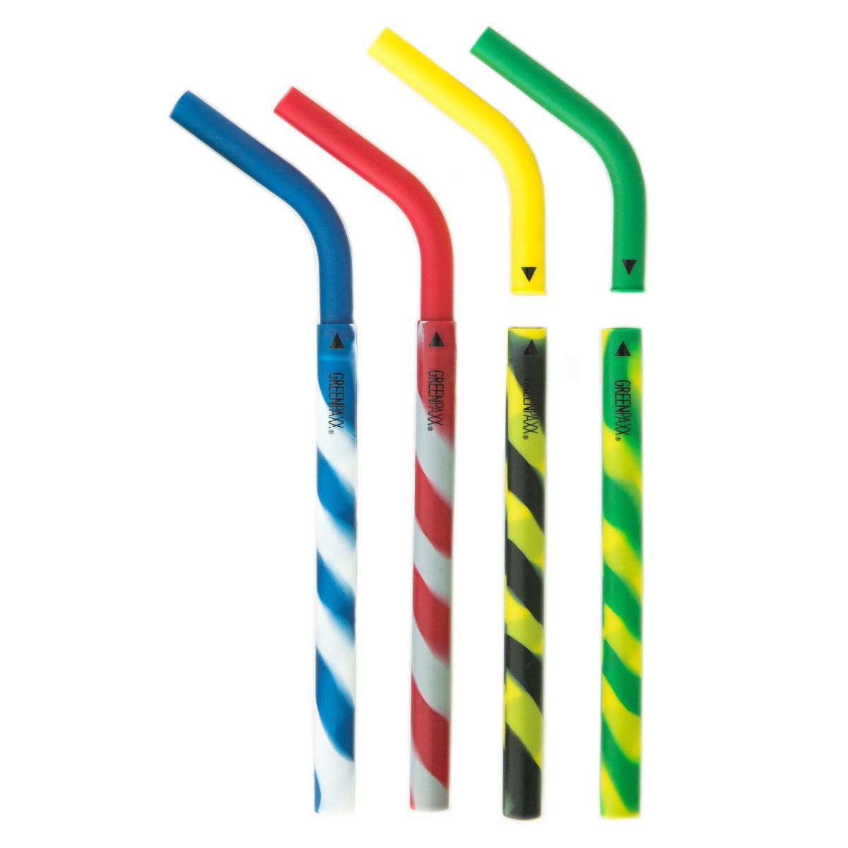GreenPaxx Silicone 2-piece Reusable Straws