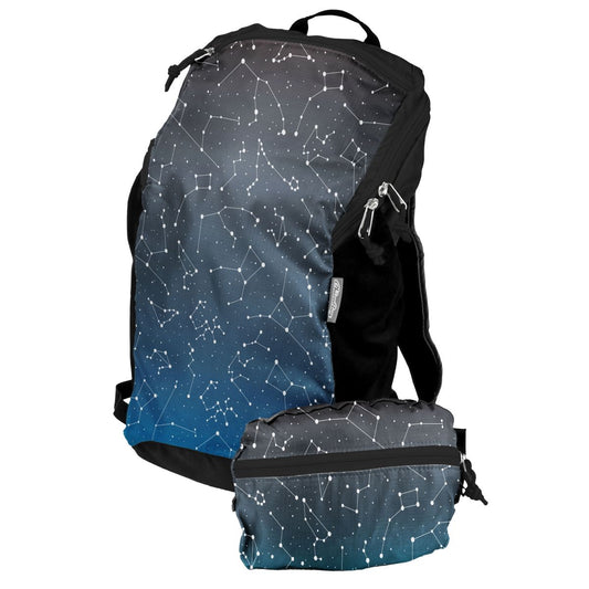 ChicoBag Travel Pack rePETe Pouchable Backpack Night Sky