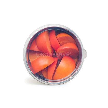 Ukonserve Silicone Replacement Lid Lid for Round Medium 9oz, Clear
