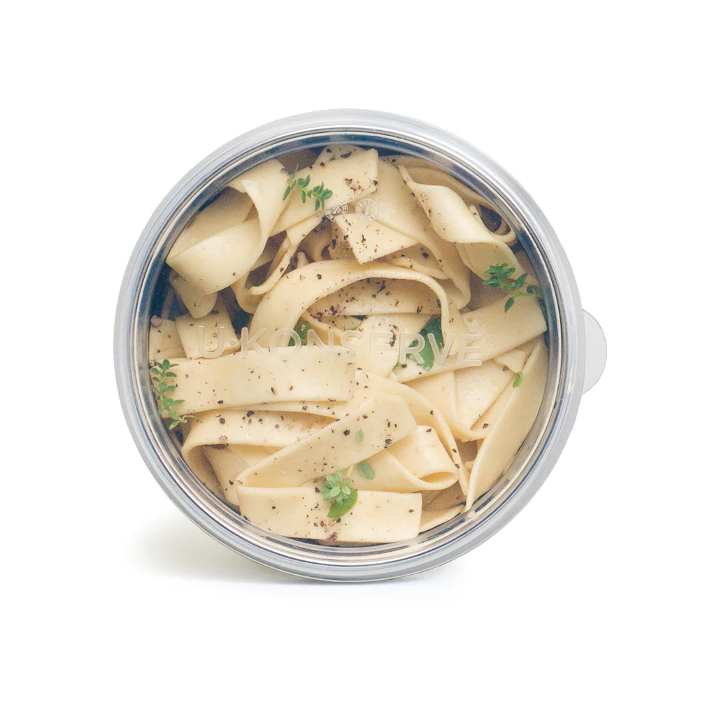 Ukonserve Silicone Replacement Lid Lid for Round Large 16oz, Clear