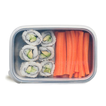 Ukonserve Silicone Replacement Lid Lid for Rectangle 25oz, Clear