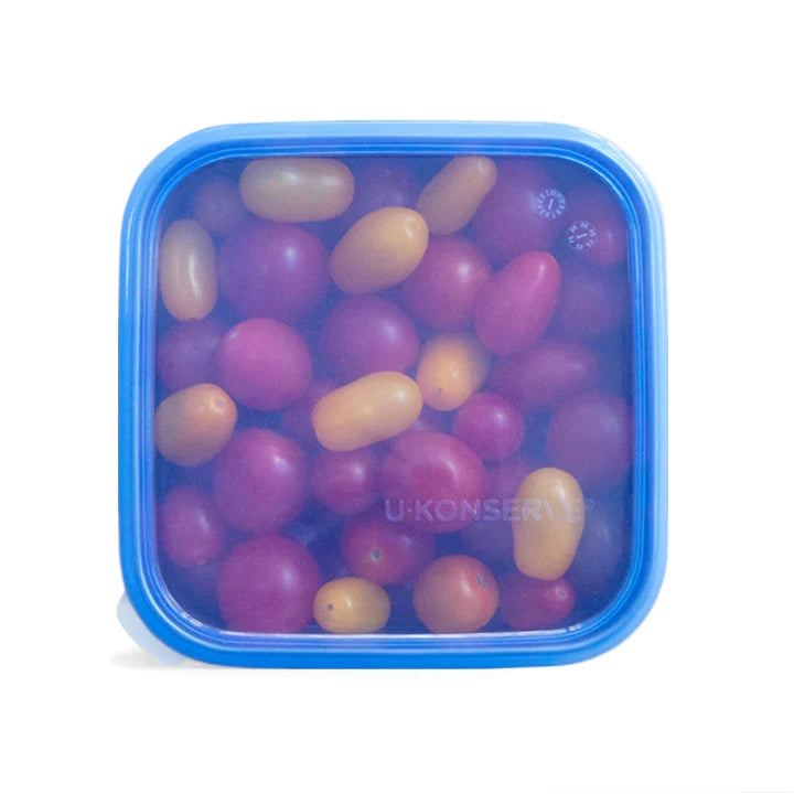 Ukonserve Silicone Replacement Lid Lid for Square Medium 30oz, Cosmic Blue