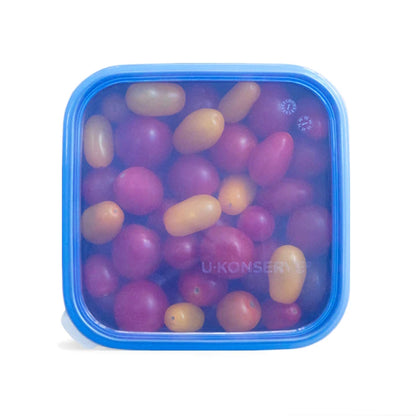 Ukonserve Silicone Replacement Lid Lid for Square Medium 30oz, Cosmic Blue