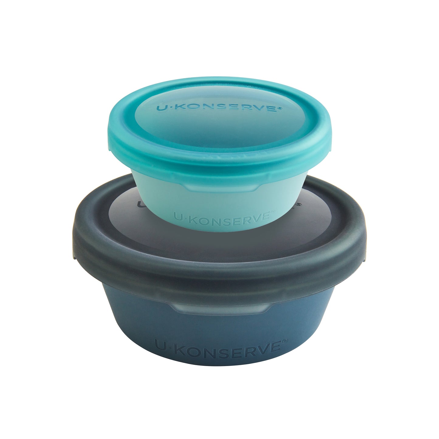 Ukonserve Leak-Proof Silicone Bouncebox Nesting Duo (8 oz & 20 oz)