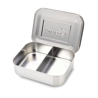 Lunchbots Medium Duo Bento Box Stainless Steel Lid