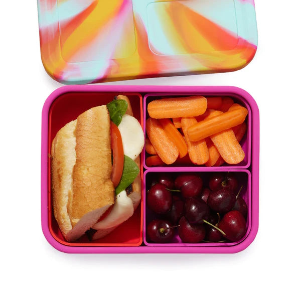 Lunchbots Build-A-Bento Large Platinum Silicone Bento Box Mantis Shrimp