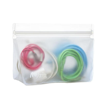 (re)zip Packaging-Free Food Storage Bag 2 cup stand-up Clear