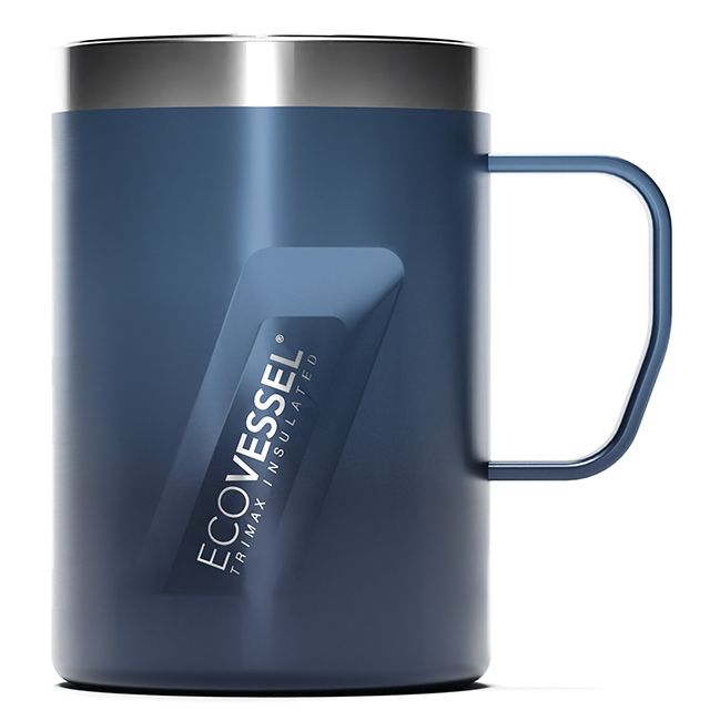 12 oz EcoVessel Insulated Coffee mug, The Transit Thunder Struck