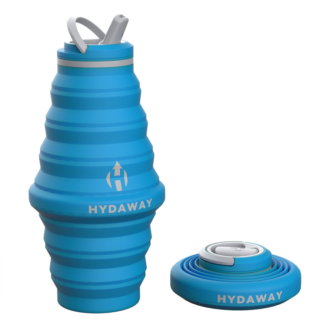 Hydaway 25 oz Collapsible Water Bottle Bluebird