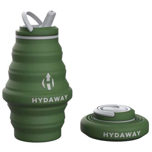 Hydaway 17 oz Collapsible Water Bottle Fern