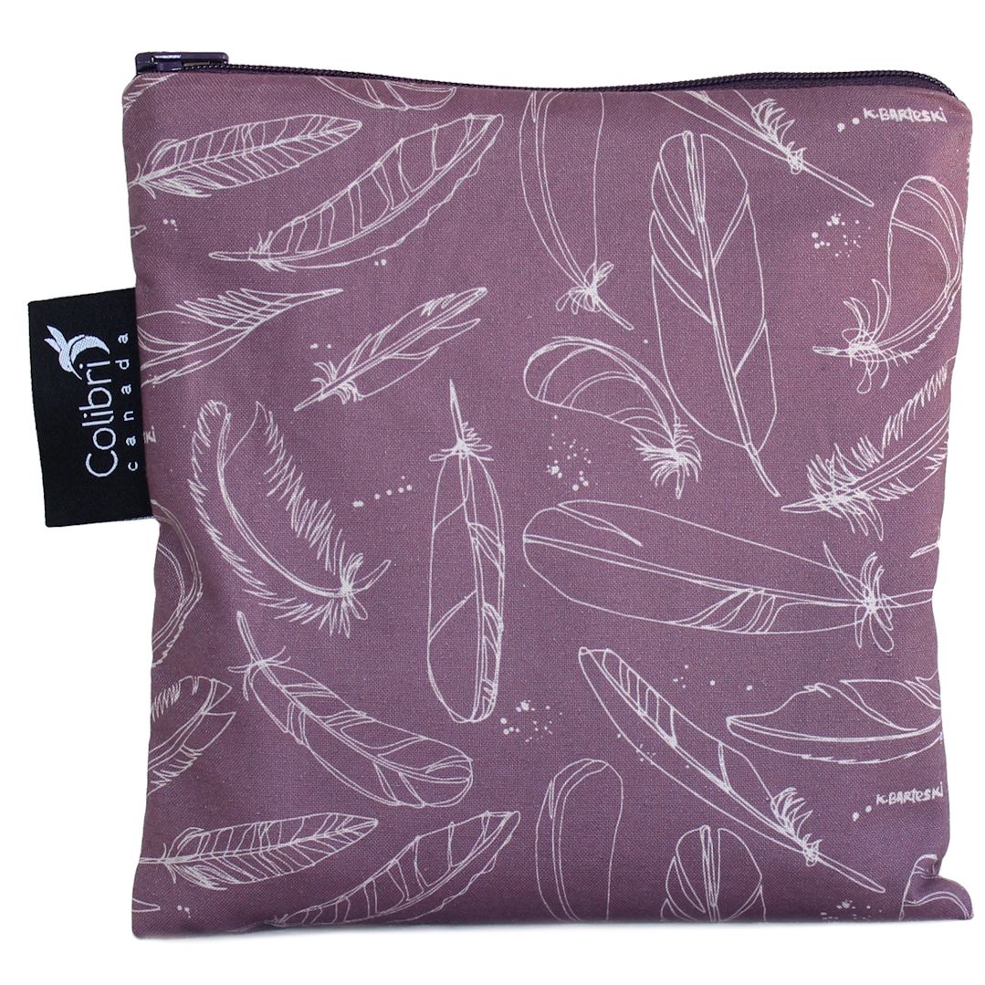 Colibri Large Sandwich & Snack Bag Feather