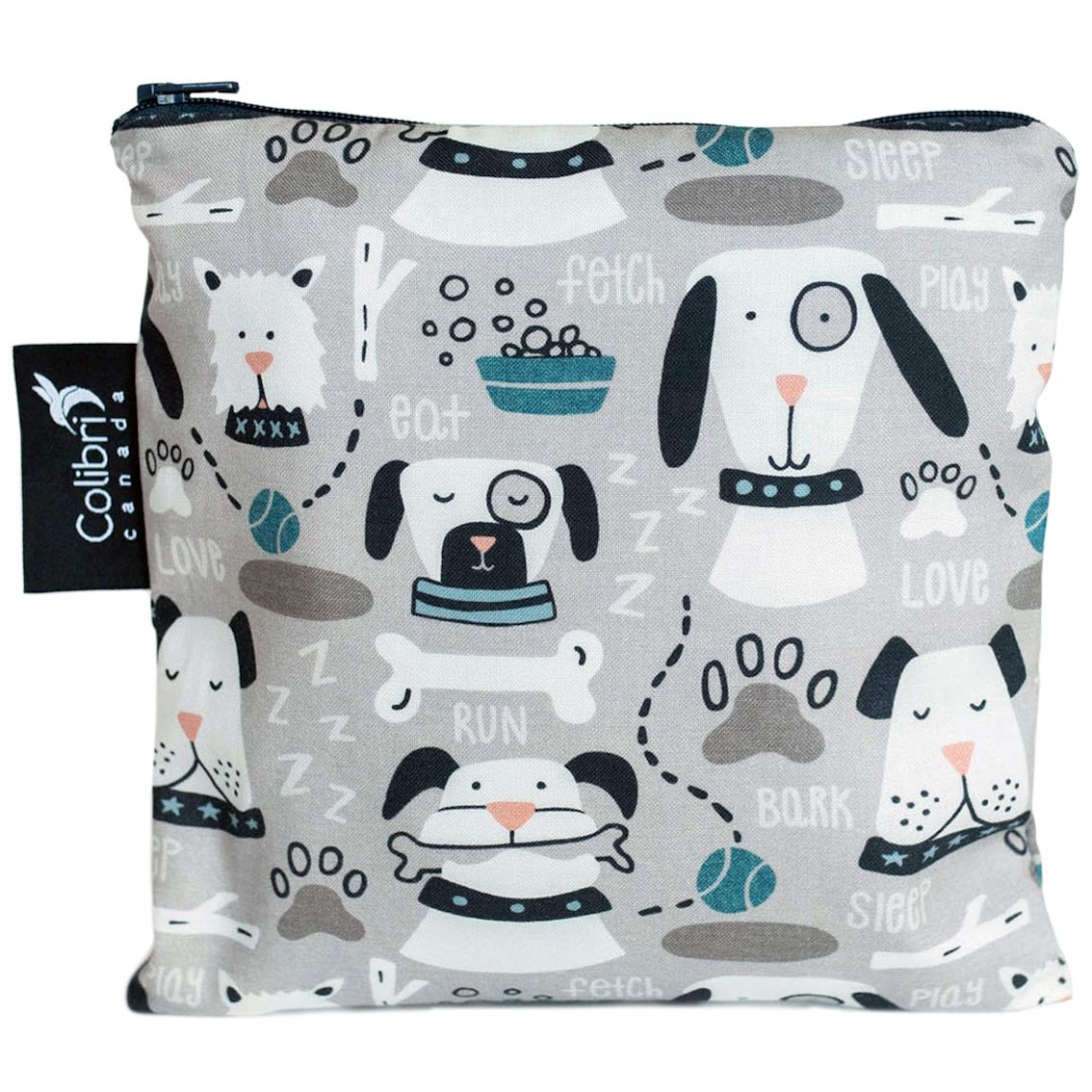 Colibri Large Sandwich & Snack Bag Go Fetch