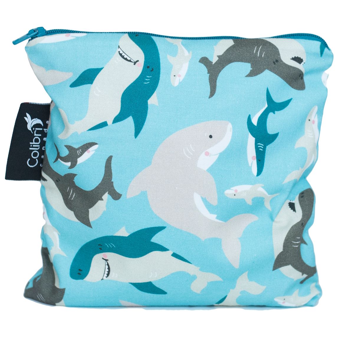 Colibri Large Sandwich & Snack Bag Sharks