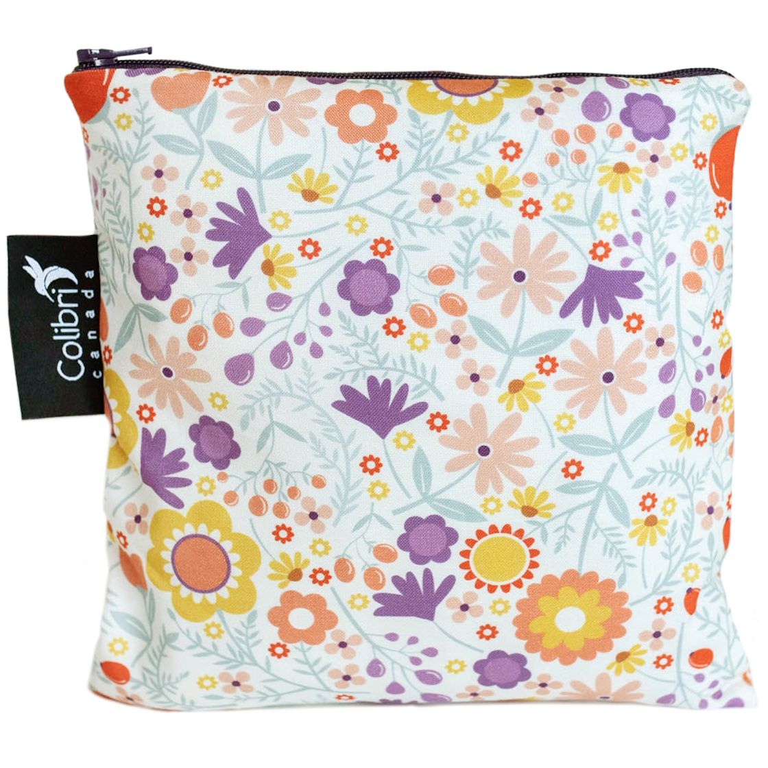 Colibri Large Sandwich & Snack Bag Wildflowers