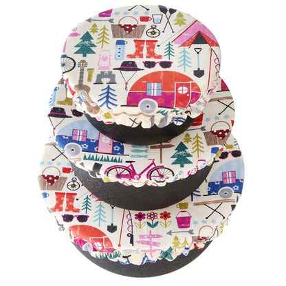 Colibri Bowl Cover Set (3 pieces) Happy Camper