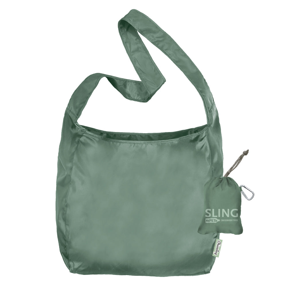 ChicoBag Sling rePETe + Refine Cross Body Tote Bag Sage