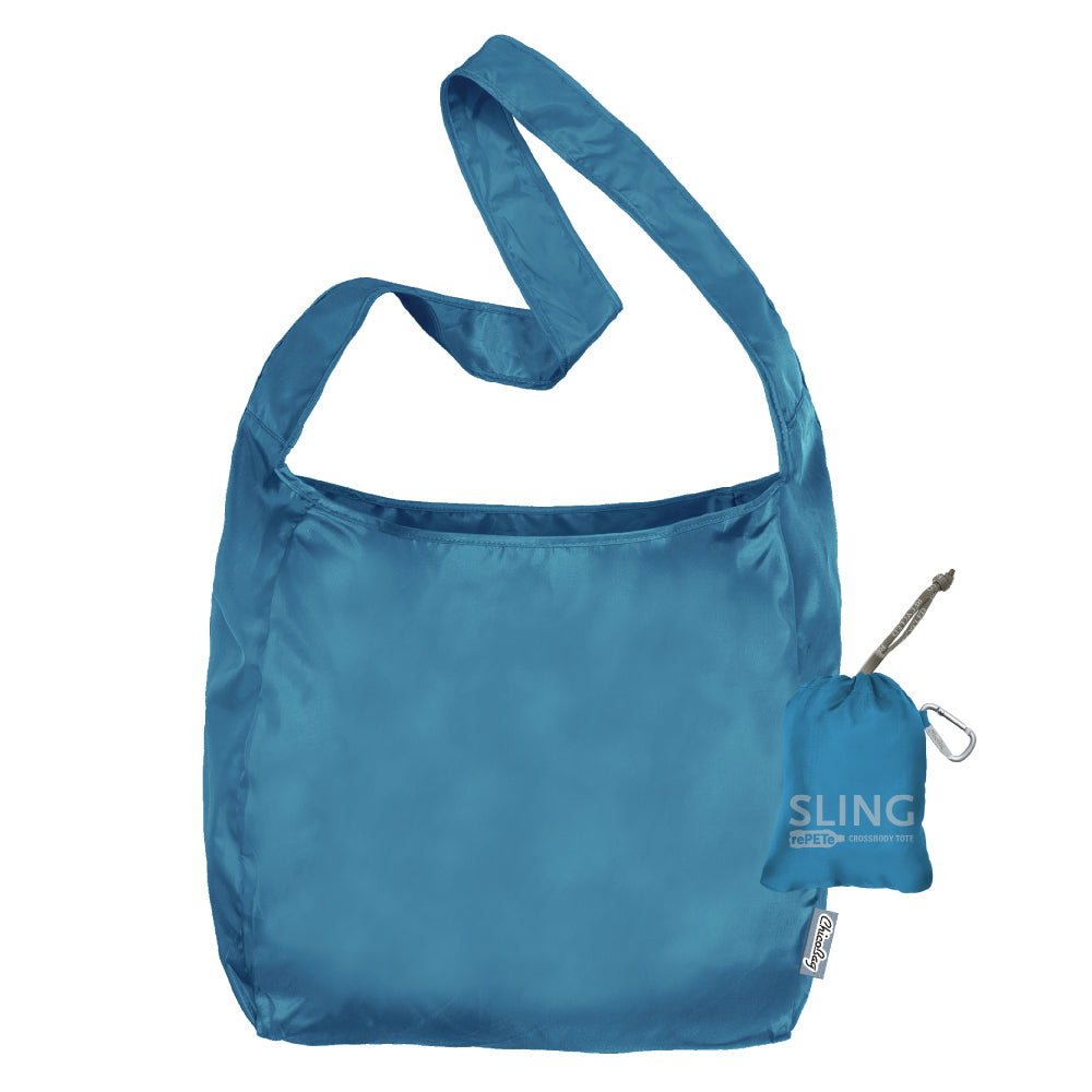 ChicoBag Sling rePETe + Refine Cross Body Tote Bag Sapphire