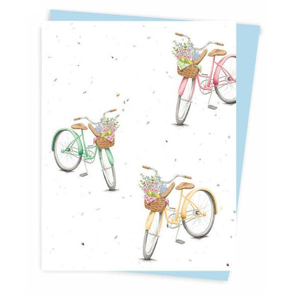 Hobeika Art Plant Me Card Bicycles