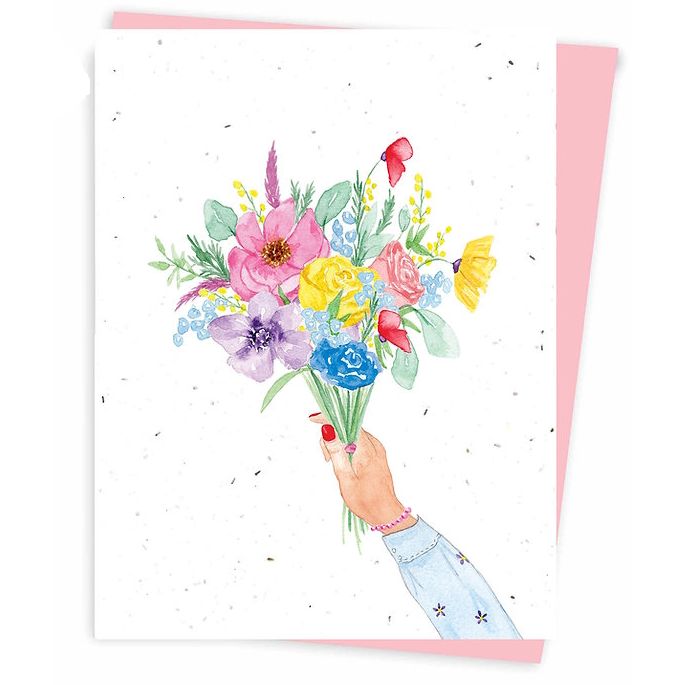 Hobeika Art Plant Me Card A bouquet for you