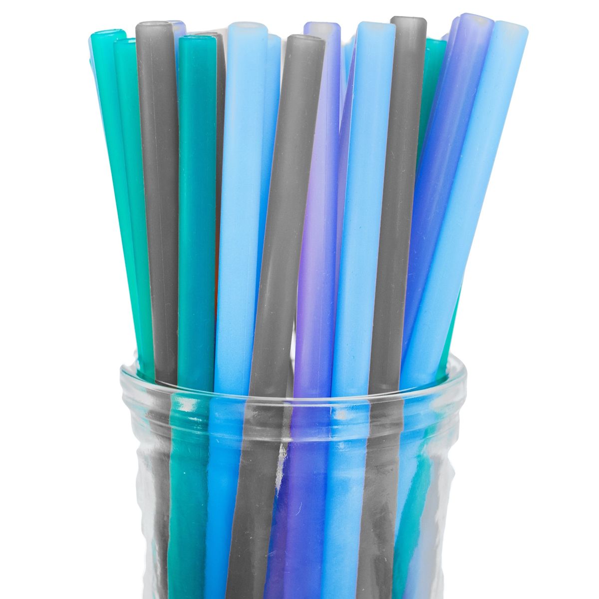 Colibri Reusable Silicone Straw Bulk Pack (24 pieces)