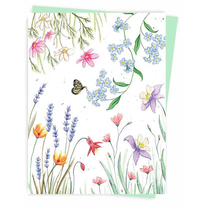 Hobeika Art Plant Me Card Meadow Flowers