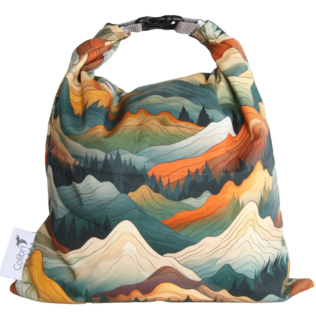 Colibri Reusable Cloth Bread Bag Mountains