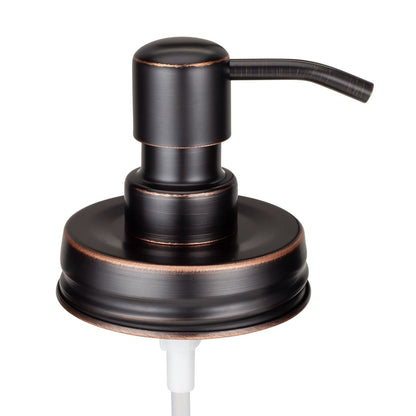 Jarmazing Classic Farmhouse Regular Mason Jar Soap Dispenser Lid Oil Rubbed Bronze