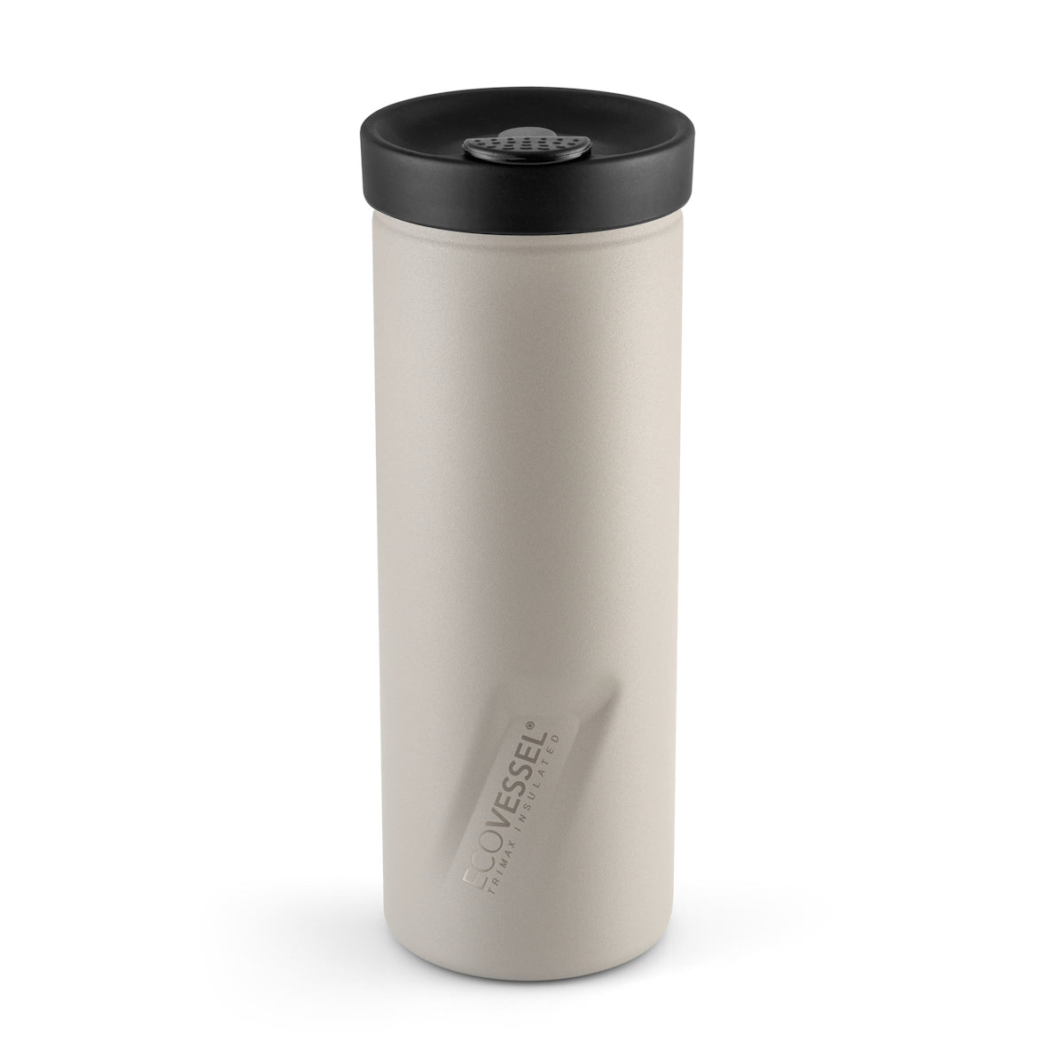 15 oz EcoVessel Stainless Steel Coffee Presse To-Go Stone