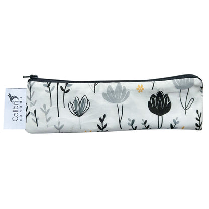 Colibri Long Snack/Travel Bag Black & Grey Flower