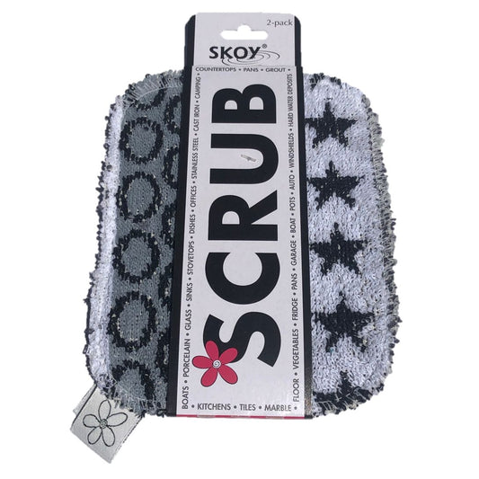 SKOY Cleaning Scrubs (Pack of 2) Monochromatic Designs