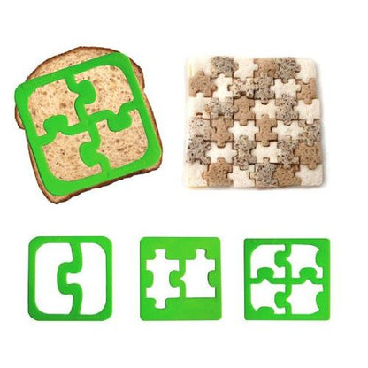 Lunchpunch Sandwich Cutter, Match & Munch (4-pack)