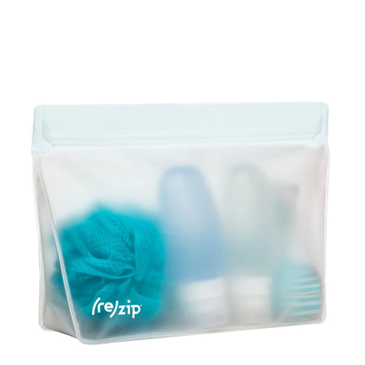 (re)zip stand-up 4-cup Reusable Storage Bag Translucent
