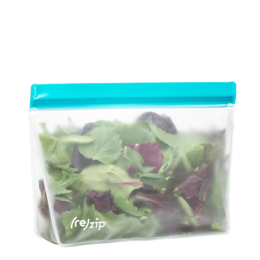 (re)zip stand-up 4-cup Reusable Storage Bag Aqua