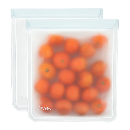 (re)zip Gallon Leak-Proof Food Storage Bag 2-pack (cardboard packaging)