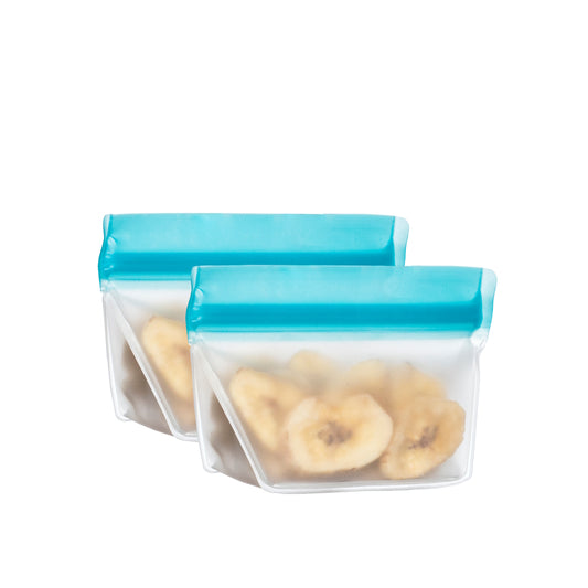 1/2 cup (re)zip Stand-Up Food Storage Bag (2-pack) Aqua