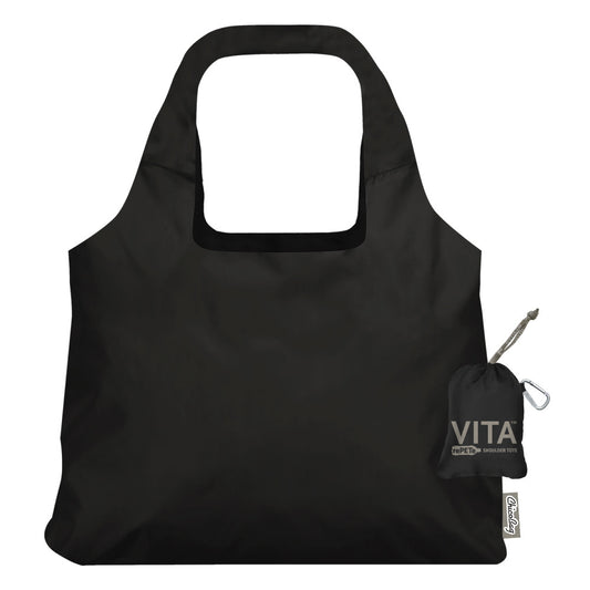 ChicoBag Vita rePETe + Refine Shopping Bag Obsidian