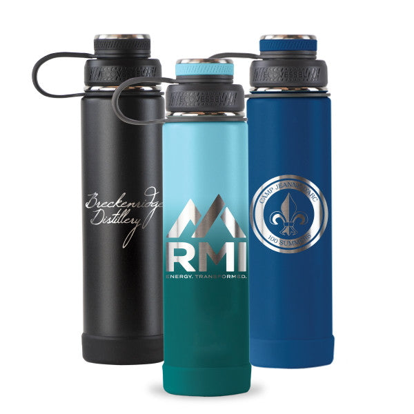 Custom Printed EcoVessel Water Bottles
