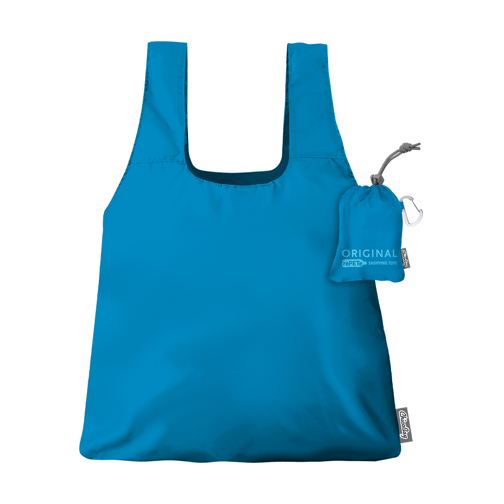 ChicoBag Original rePETe + Refine Bag Malibu Blue