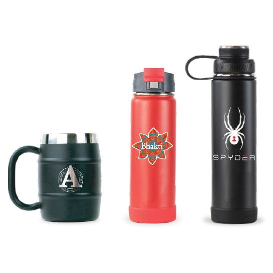 Custom Printed EcoVessel Water Bottles