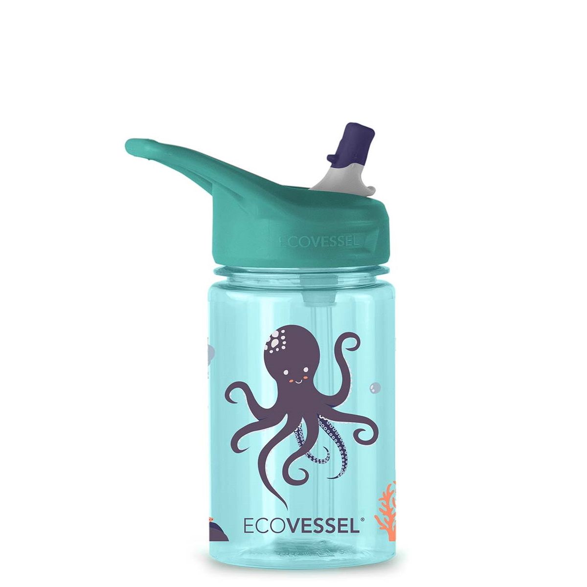 12 oz The SPLASH Kids Tritan Water Bottle with Straw Top