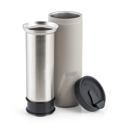 15 oz EcoVessel Stainless Steel Coffee Presse To-Go