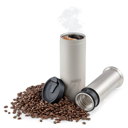 15 oz EcoVessel Stainless Steel Coffee Presse To-Go