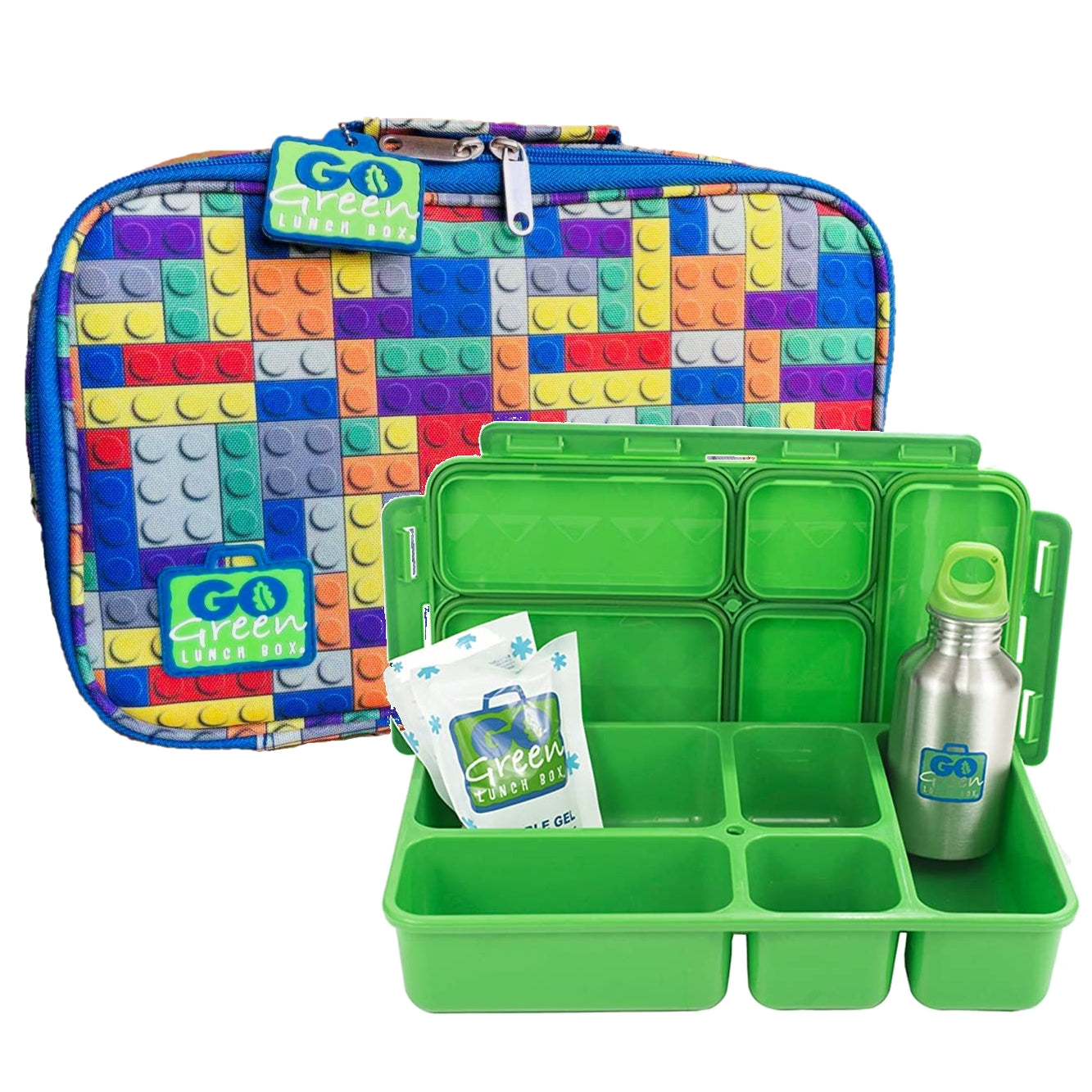 Go Green Leak-Proof Lunchbox Set