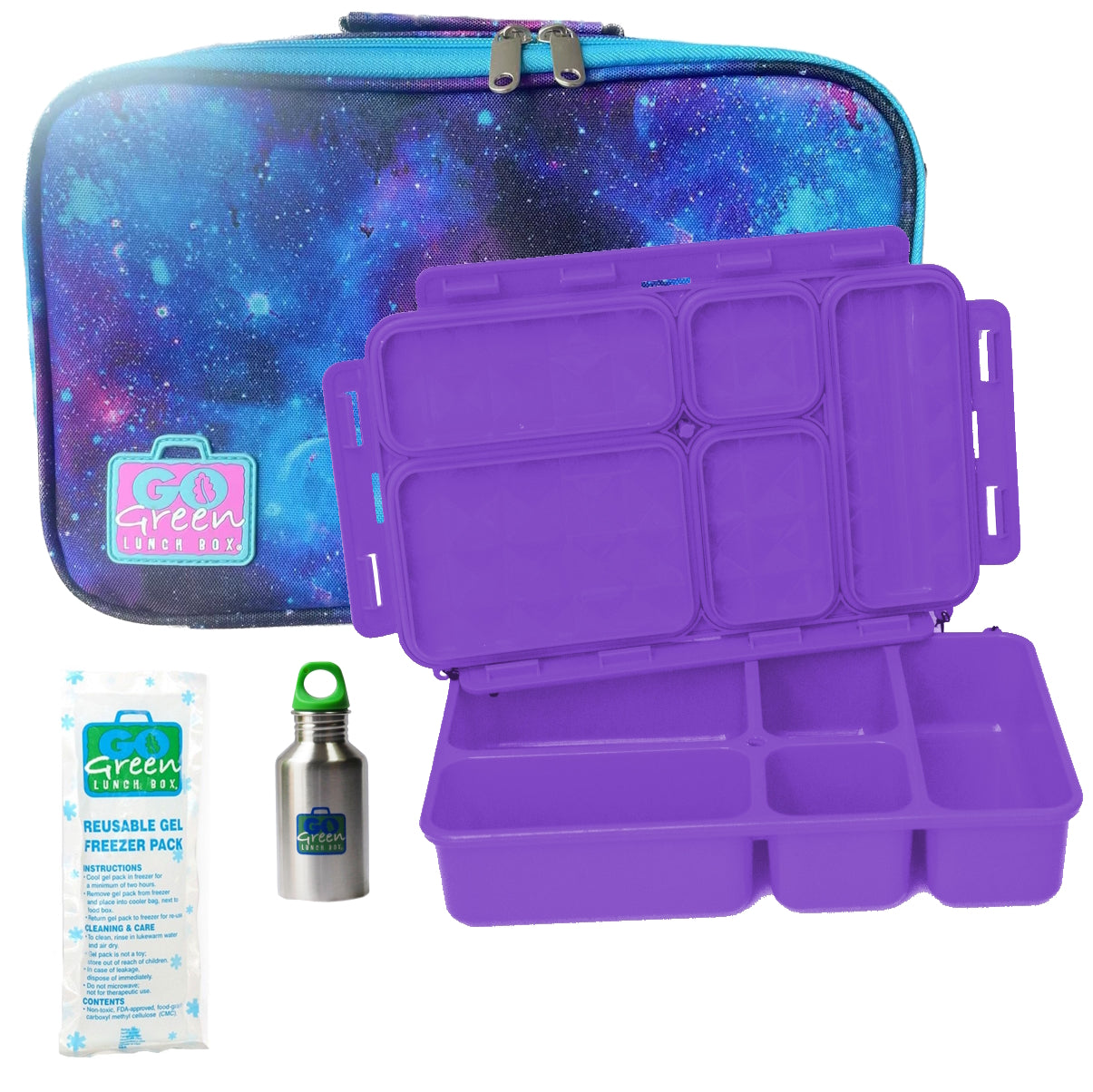 Go Green Leak-Proof Lunchbox Set