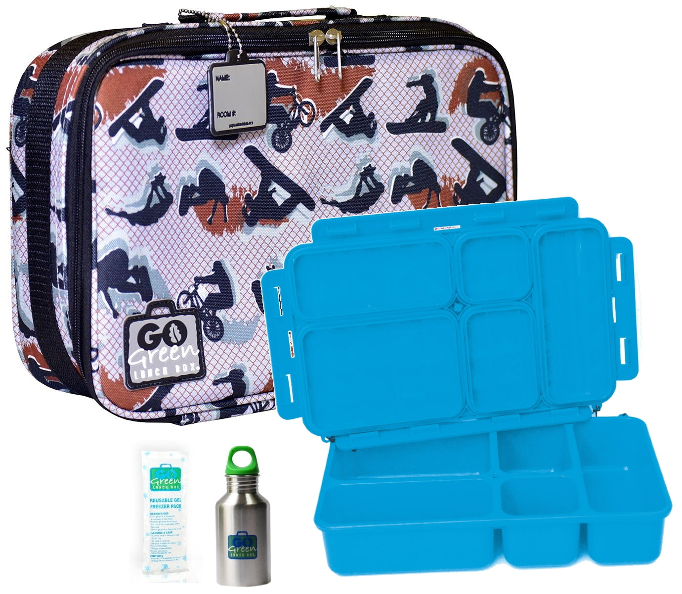 Go Green Leak-Proof Lunchbox Set