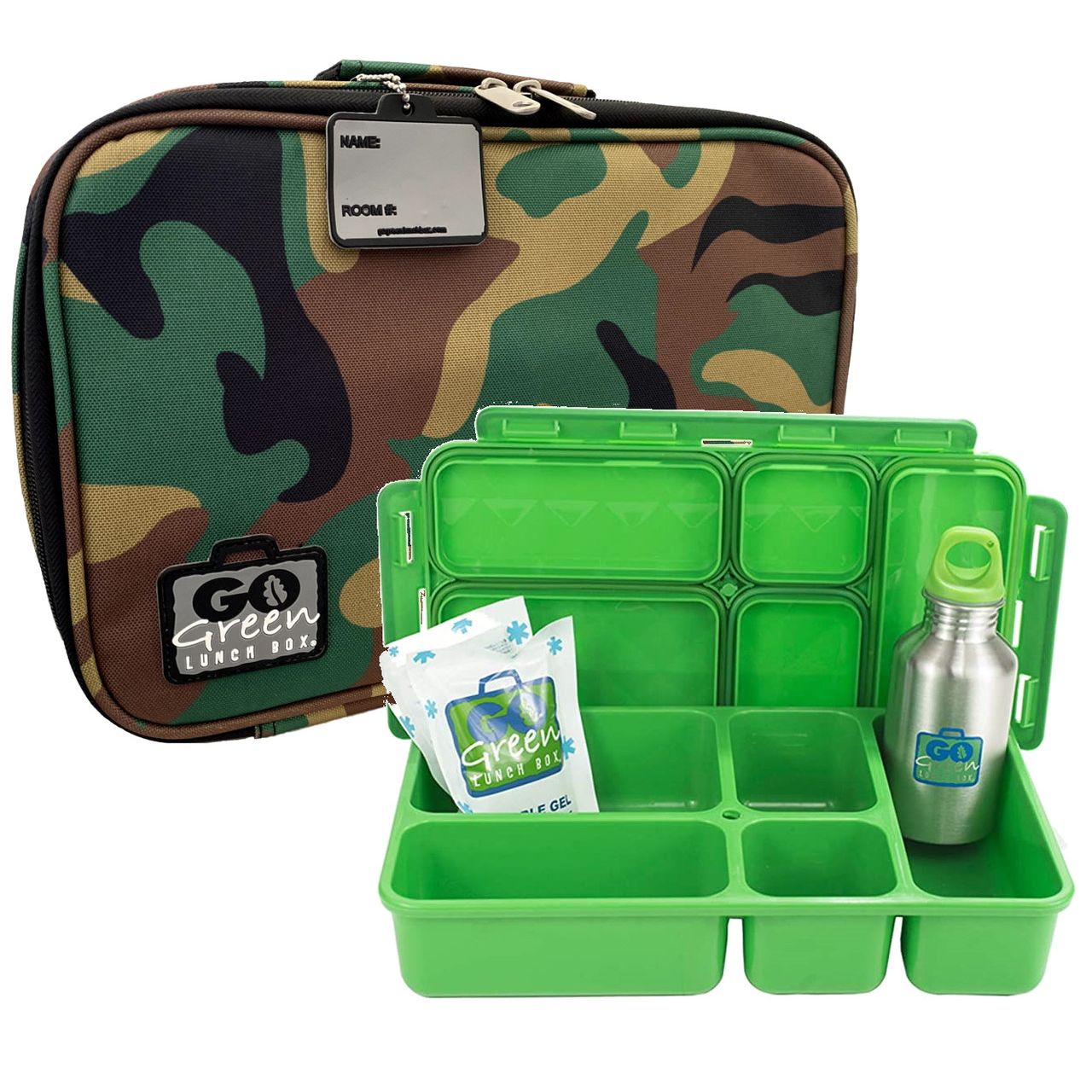 Go Green Leak-Proof Lunchbox Set
