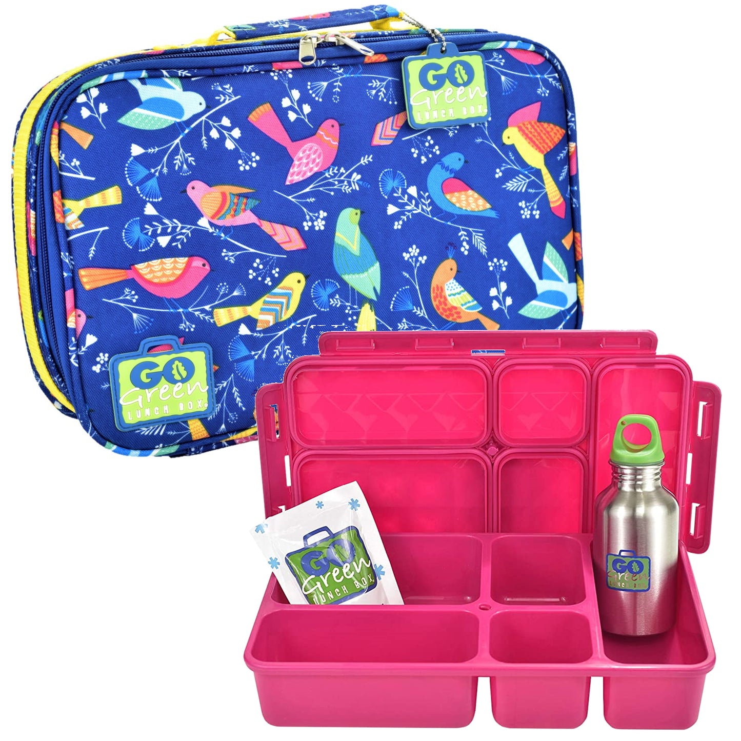Go Green Leak-Proof Lunchbox Set