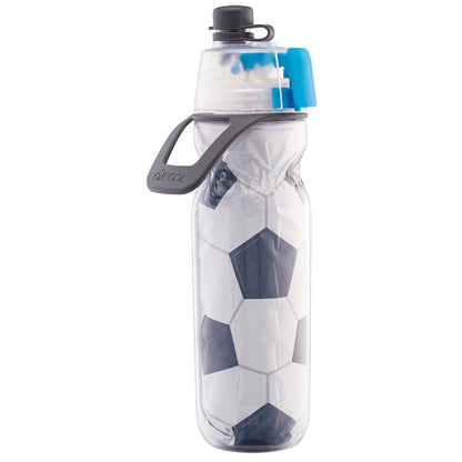 O2Cool 20 oz Mist ’N Sip Squeeze Bottle Soccer