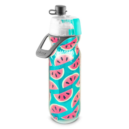 O2Cool 20 oz Mist ’N Sip Squeeze Bottle Watermelon