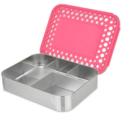 LunchBots Cinco Stainless Steel 5 Compartment Bento Box